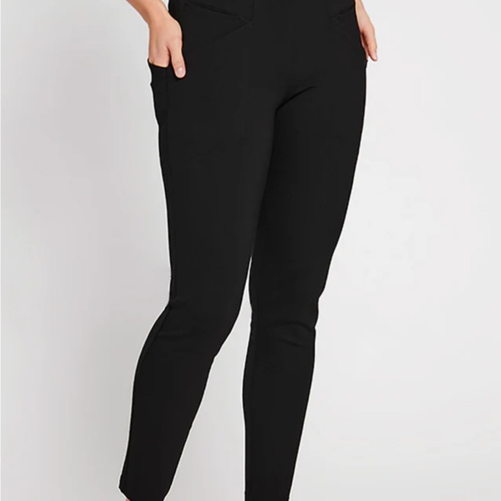 Betabrand Journey Pants Skinny Black Petite M - Picture 2 of 9